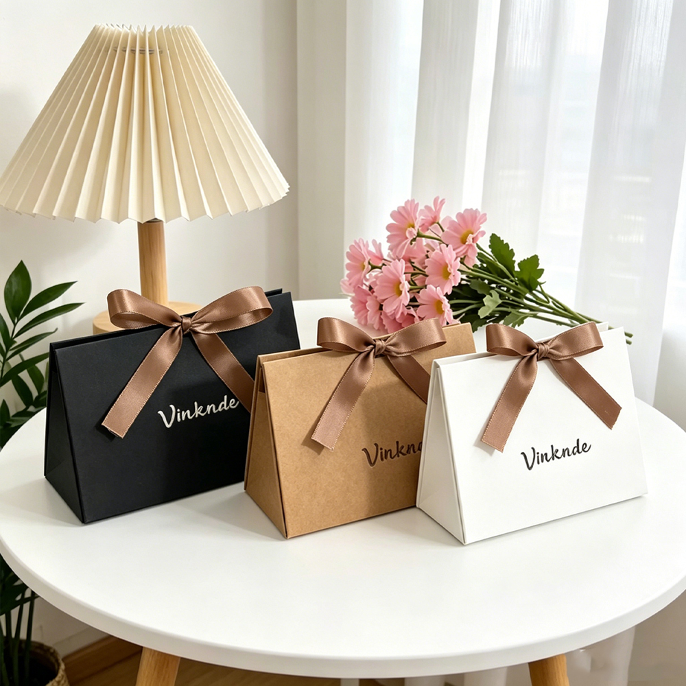 Wedding Favor Box - 50/100pcs Custom Logo Gift Box with