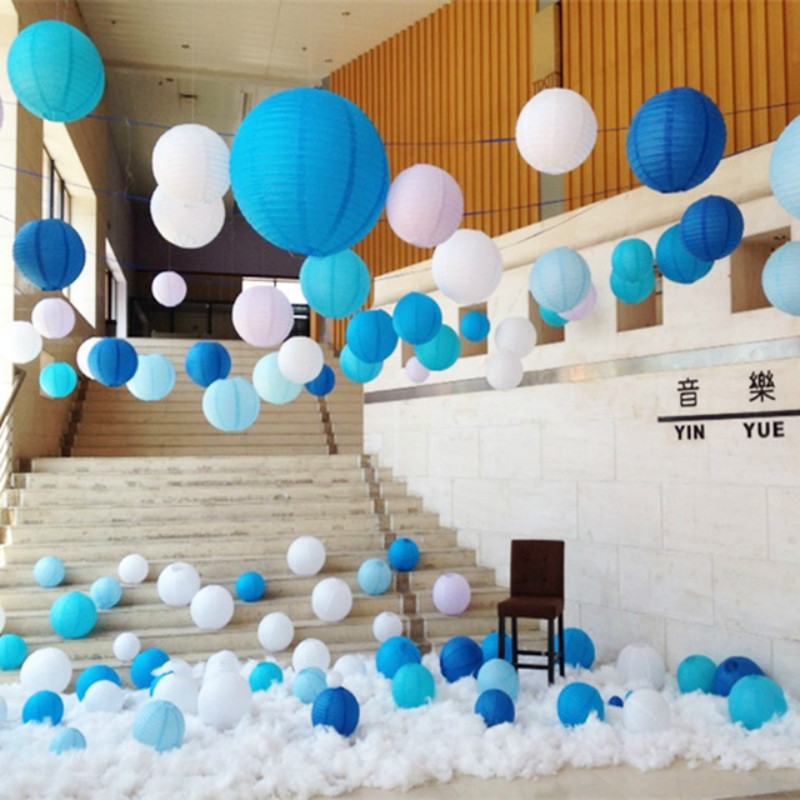 Blue Color China Paper Lantern - Wedding Event Supply recensie en prijs
