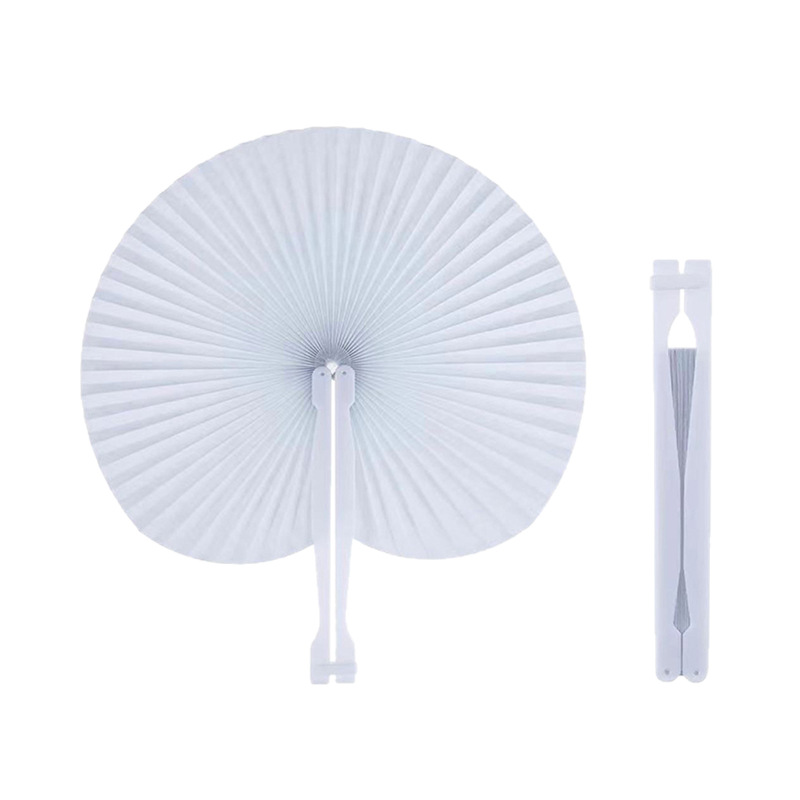 White Heart & Round Paper Fans - Wedding Event Supply recensie en prijs