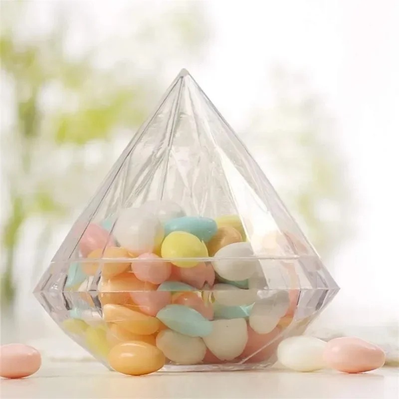 12 PCS Clear Diamond Shape Can - Wedding Favor Box recensie en prijs