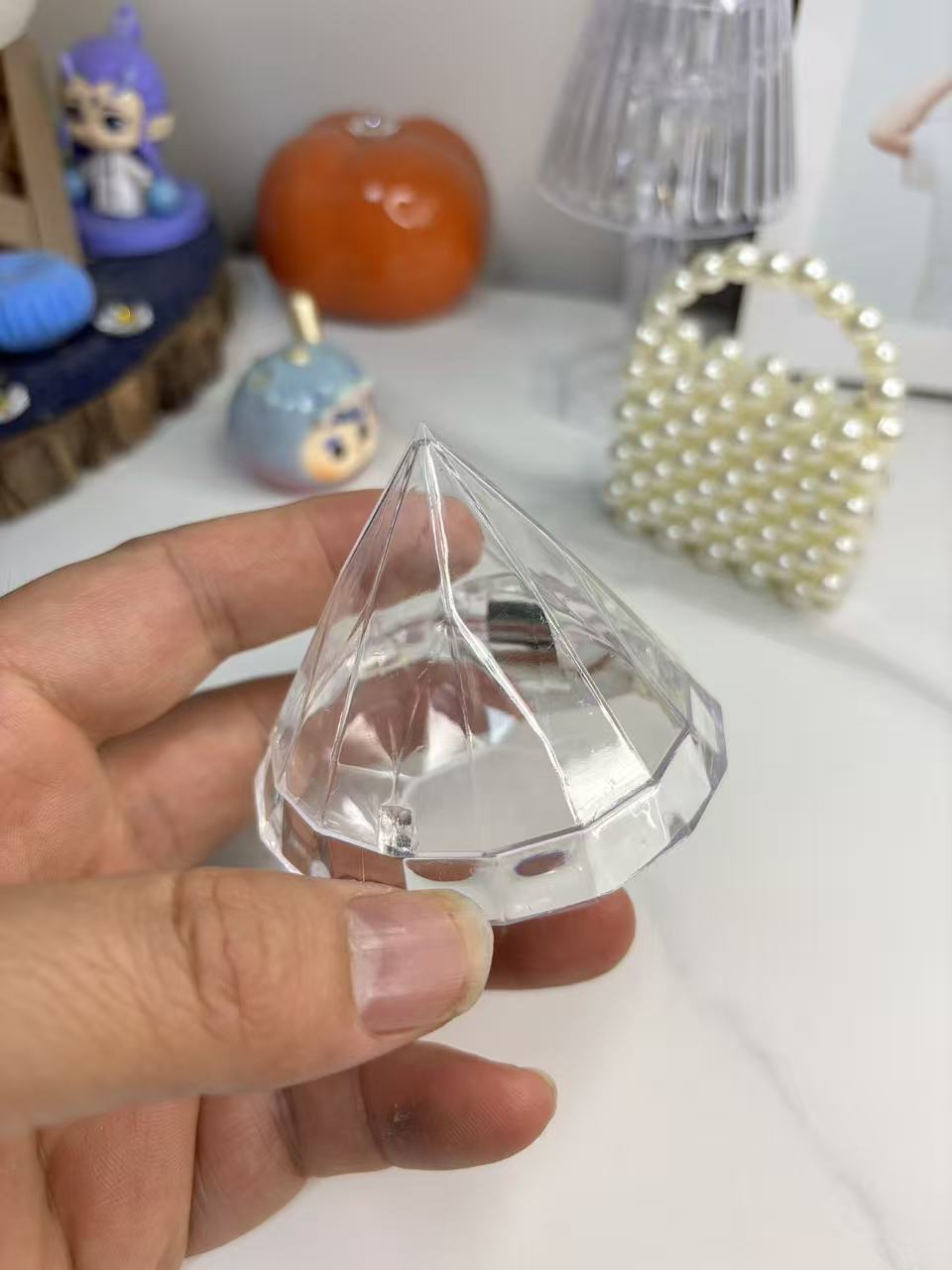 12 PCS Clear Diamond Shape Can - Wedding Favor Box recensie en prijs