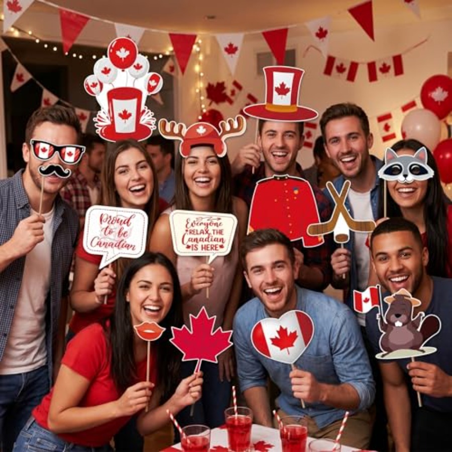 Canada Day Photo Booth Props D - Wedding Supply Canada recensie en prijs