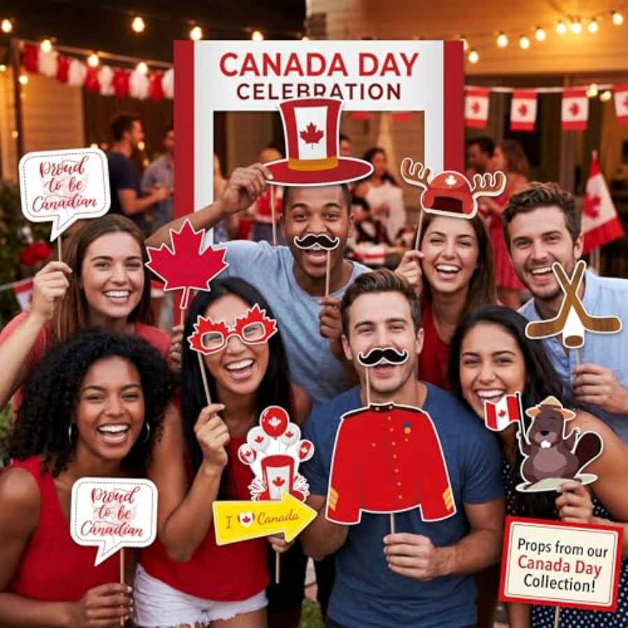 Canada Day Photo Booth Props D - Wedding Supply Canada recensie en prijs