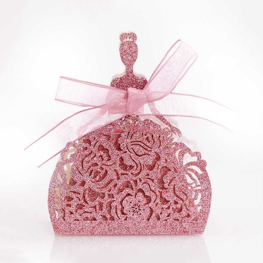 10Pcs/set Bride Flower Dresses - Wedding Favor Box recensie en prijs