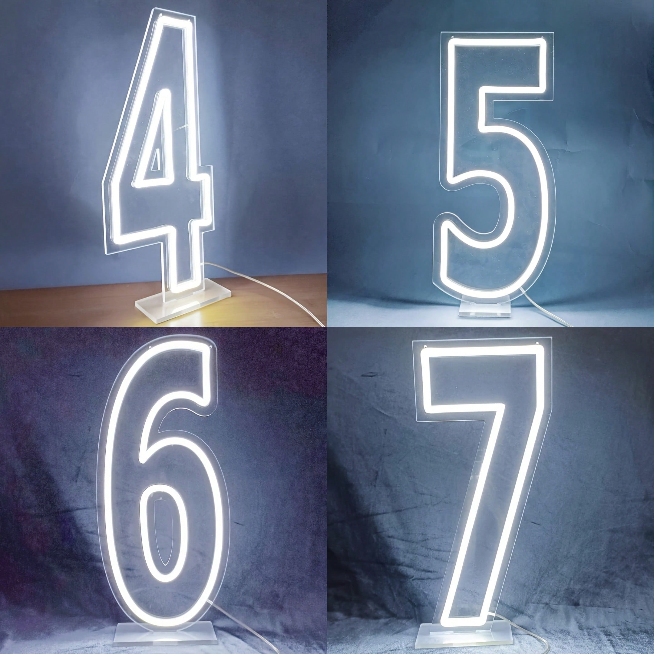 White 0-9 Single Digit LED Num - Wedding Led recensie en prijs
