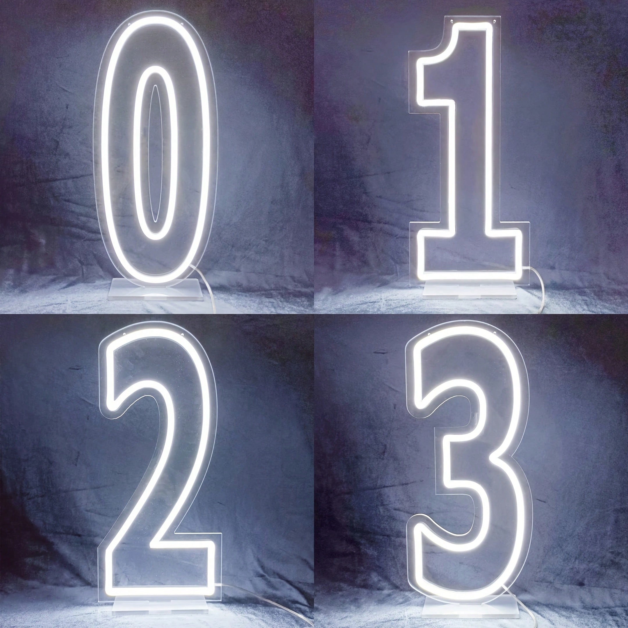 White 0-9 Single Digit LED Num - Wedding Led recensie en prijs
