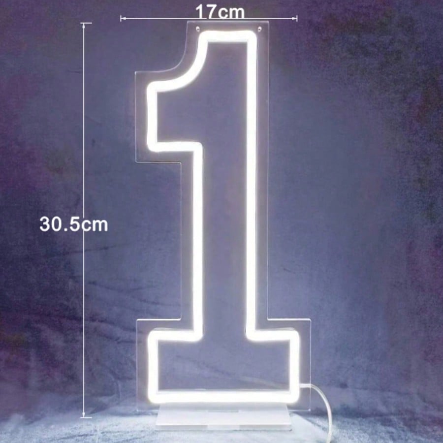 White 0-9 Single Digit LED Num - Wedding Led recensie en prijs