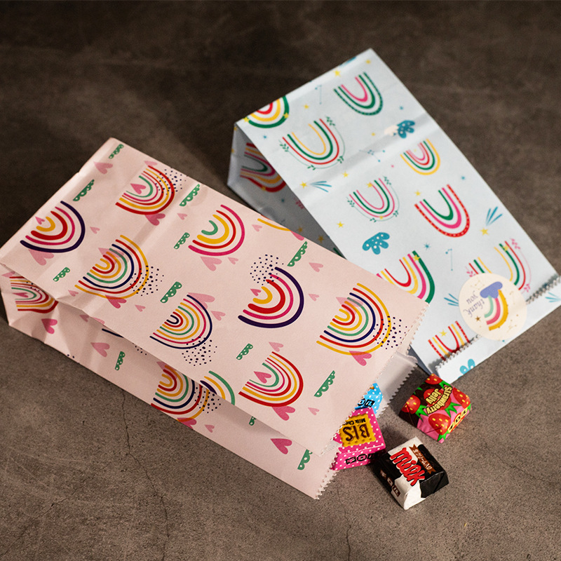 Small Paper Bags Rainbow Print - Wedding Favor Box recensie en prijs