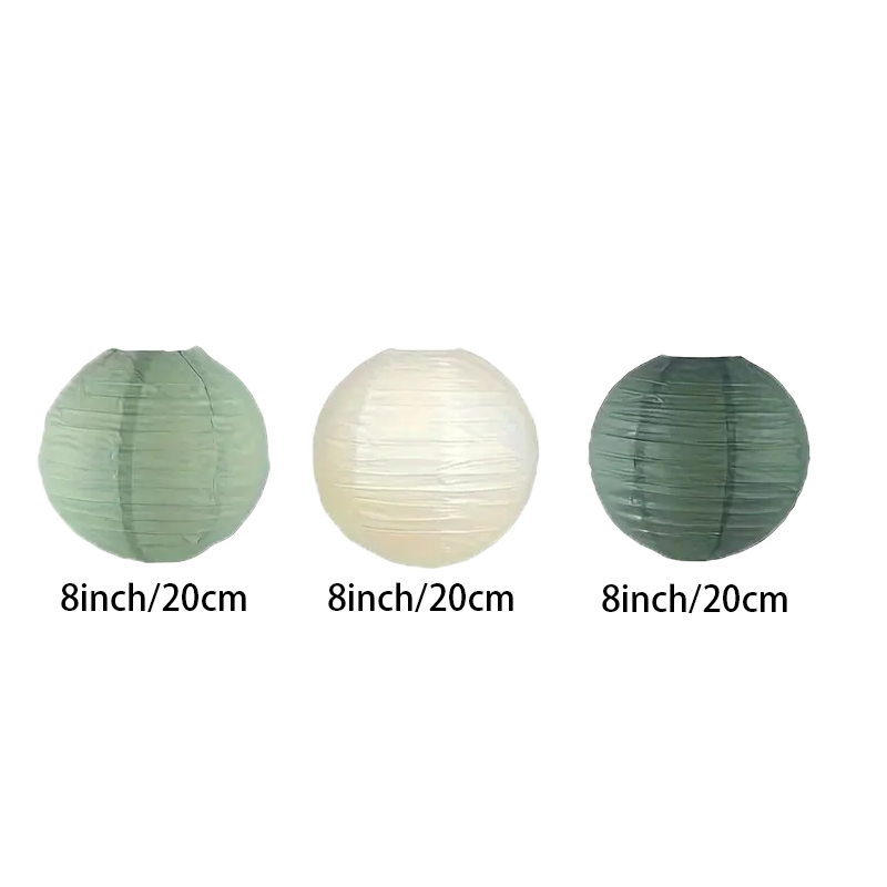 3Pcs Round Hanging Sage Green  - Wedding Event Supply recensie en prijs