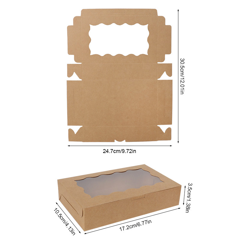 5-20pcs Gift Boxes With Window - Wedding Event Supply recensie en prijs