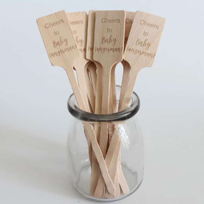 50pcs Custom Wooden Stir Stick - Wedding Fountain recensie en prijs