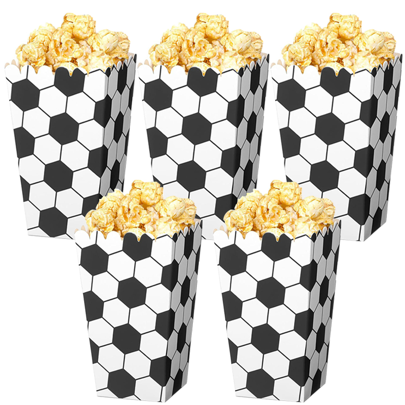 6/18Pcs  Football Popcorn Boxe - Wedding Event Supply recensie en prijs