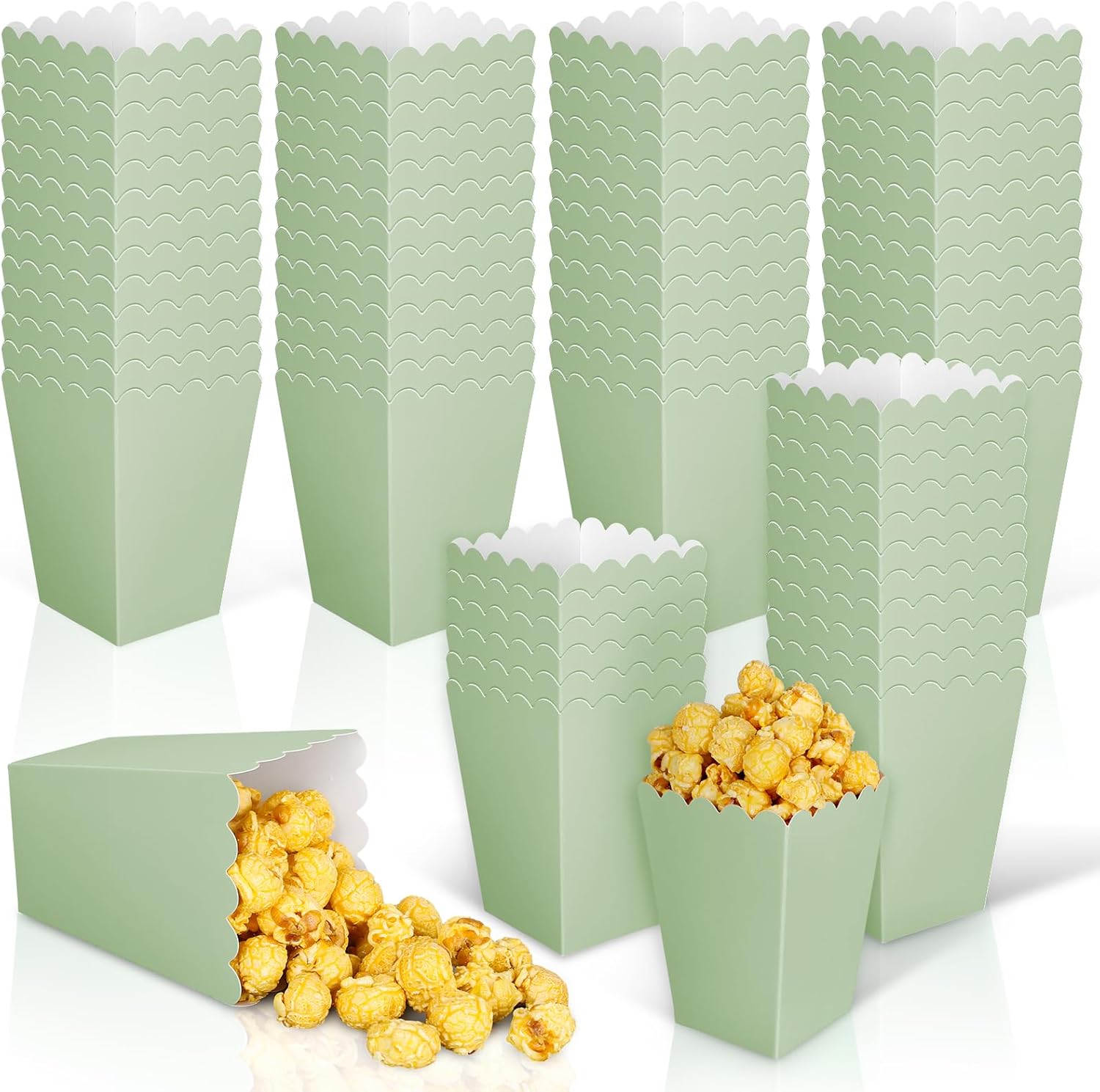 12 pcs  Sage Green Mini Popcor - Wedding Favor Box recensie en prijs