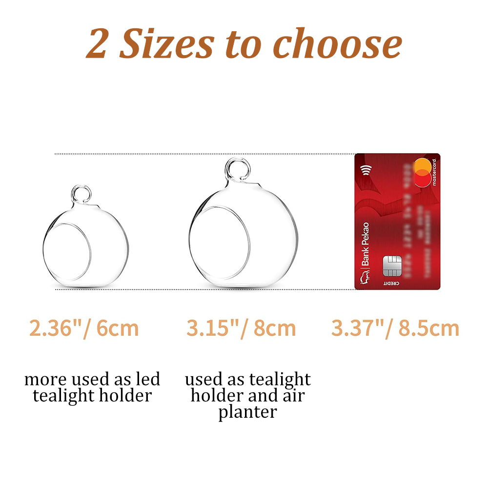 Glass Hanging Orbs Fillable Cl - Wedding Fountain recensie en prijs