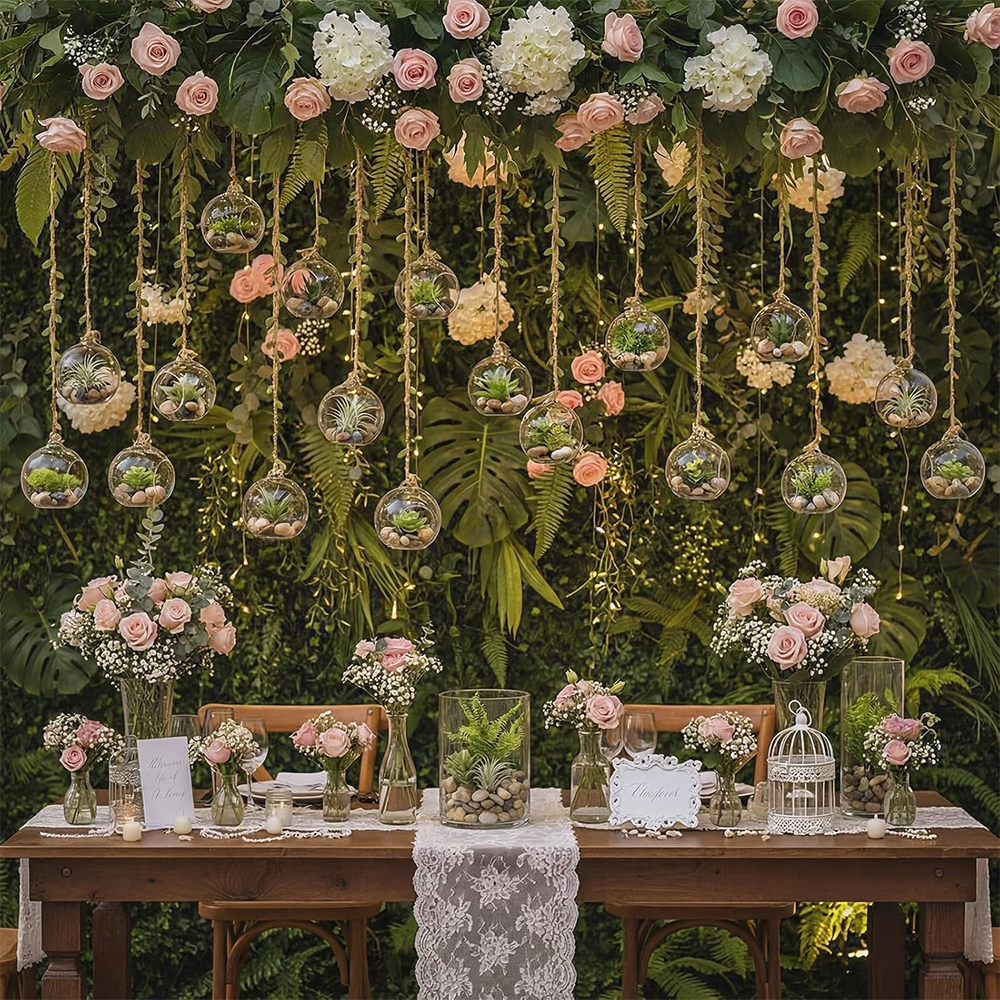 Glass Hanging Orbs Fillable Cl - Wedding Fountain recensie en prijs