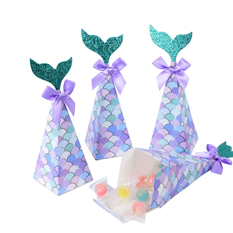 10Pcs Little Mermaid Candy Box - Wedding Favor Box recensie en prijs