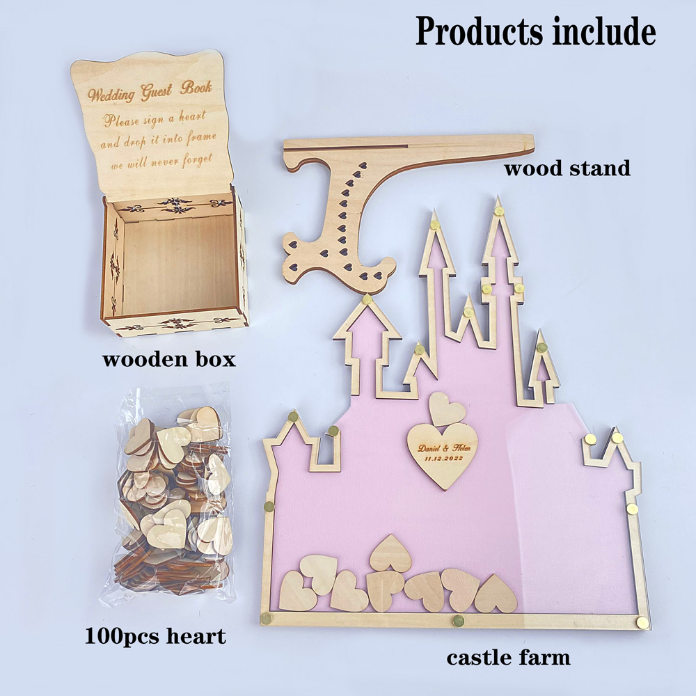 Personalized  Castle Guest Boo - Wedding Favor Box recensie en prijs