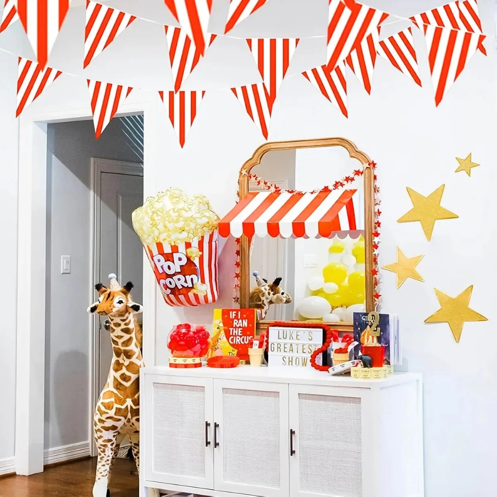 18Pcs Red White Striped Pennan - Wedding Supply Canada recensie en prijs