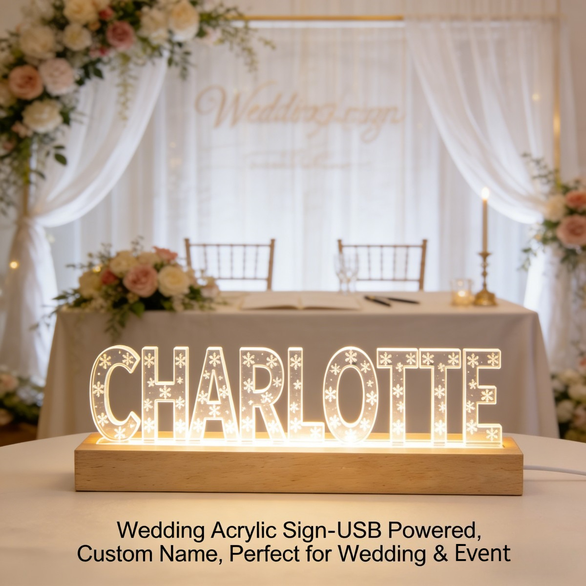 Personalized Acrylic LED Night - Wedding Led recensie en prijs