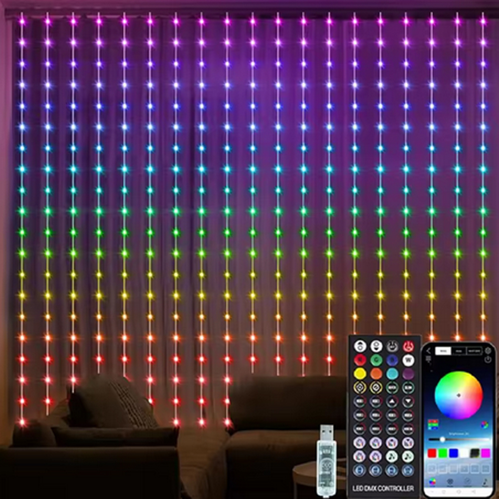 3M RGB Smart LED Curtain Light - Wedding Led recensie en prijs