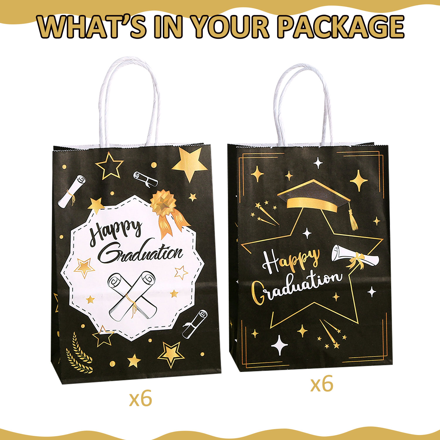 12/24Pcs Graduation Gift Bags, - Wedding Event Supply recensie en prijs