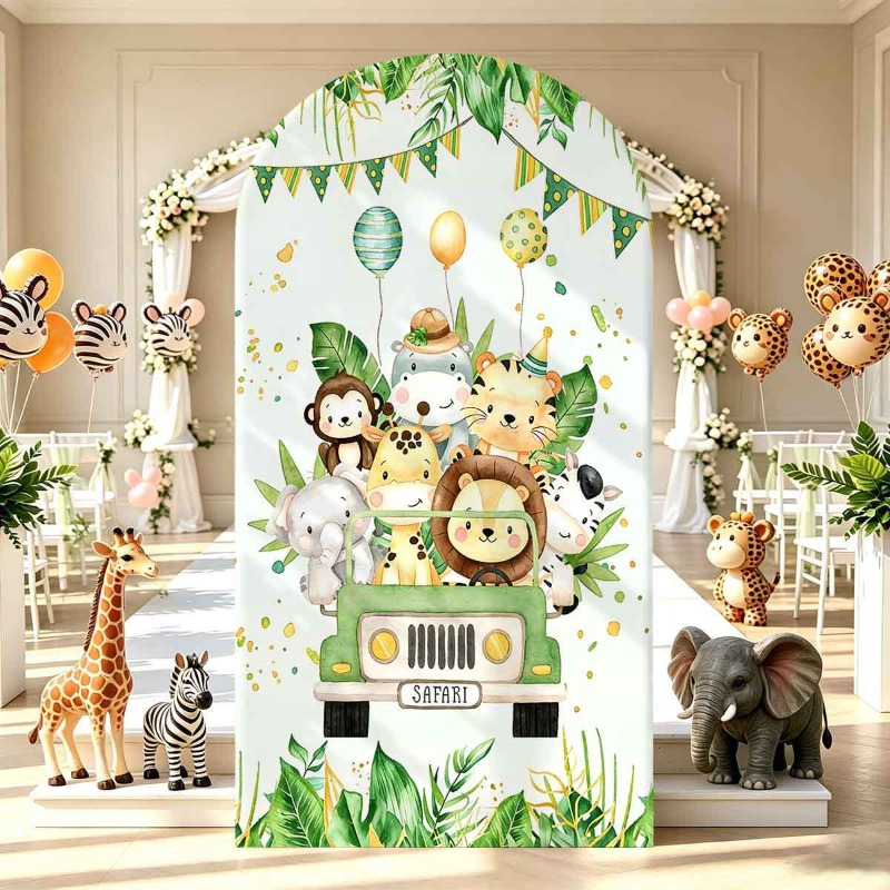 Jungle Safari Party Arch Backd - Photo Booth Prop recensie en prijs