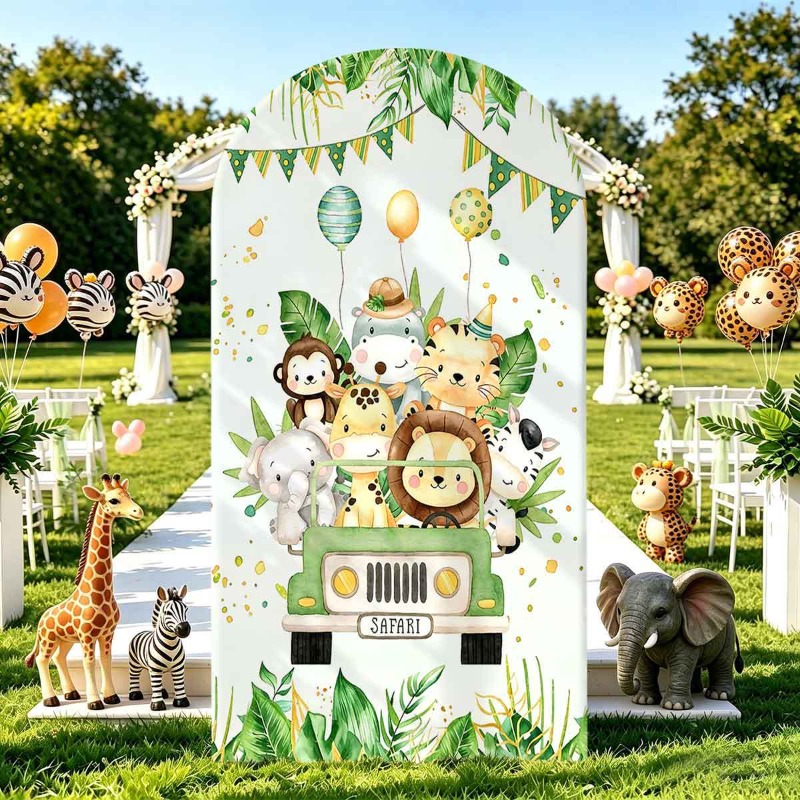 Jungle Safari Party Arch Backd - Photo Booth Prop recensie en prijs
