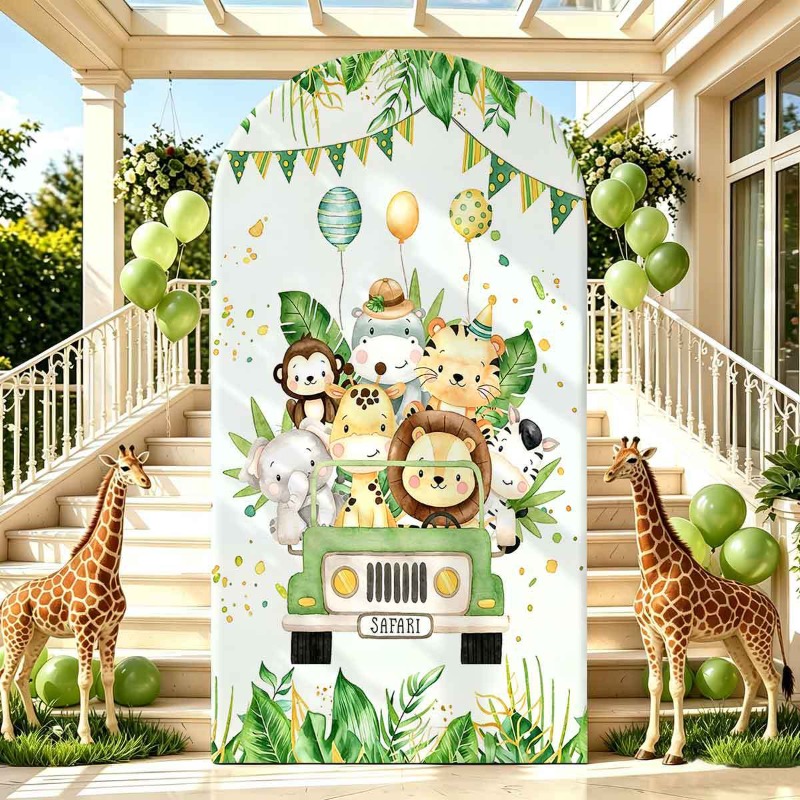 Jungle Safari Party Arch Backd - Photo Booth Prop recensie en prijs