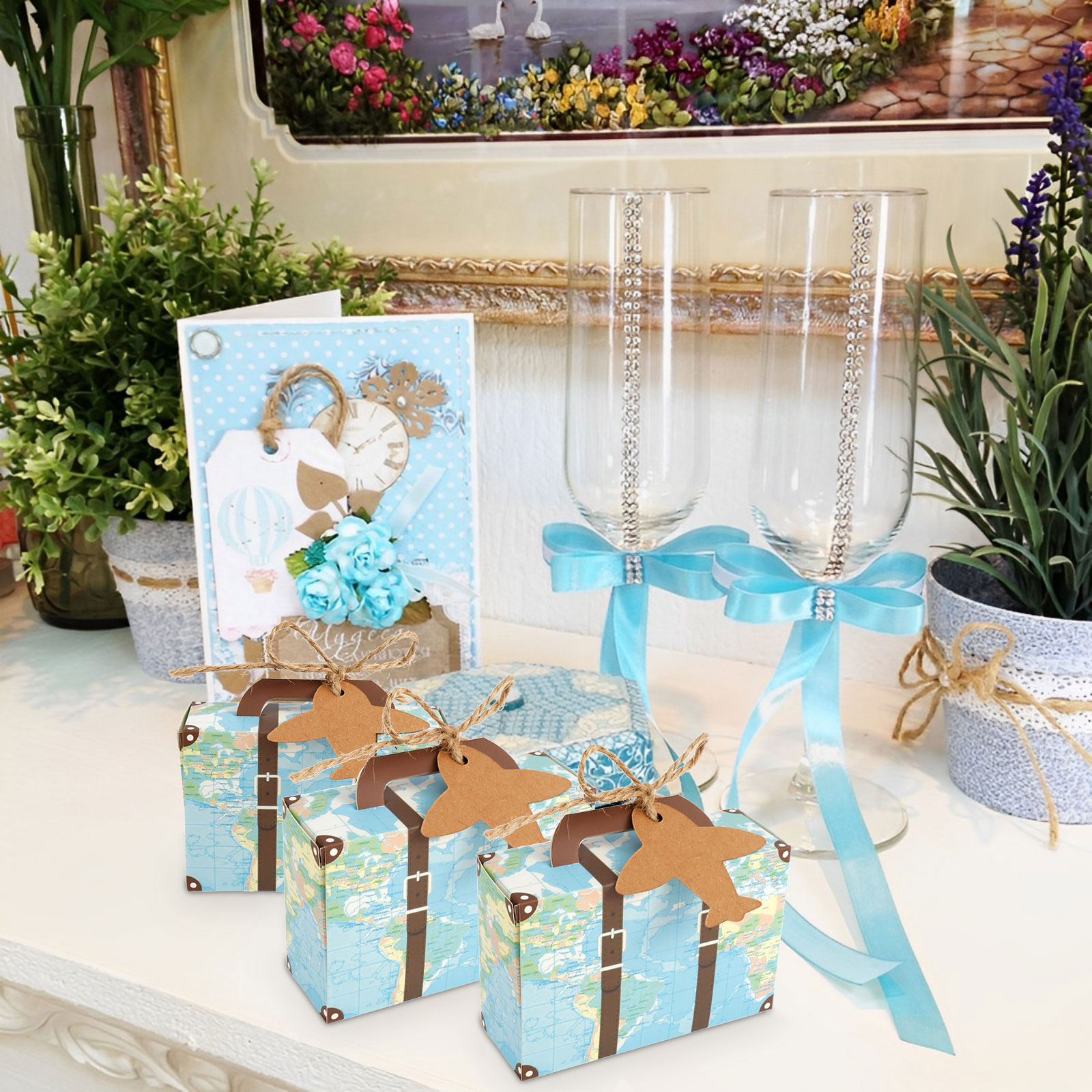 50/100Pc Vintage Party Favor C - Wedding Favor Box recensie en prijs